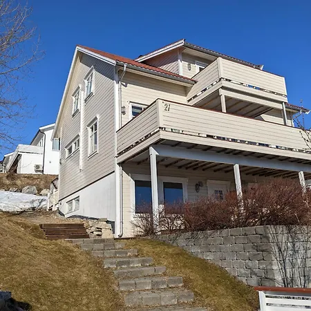 公寓 Loftsleilighet,havutsikt,balkong,gratis Parkering 特罗姆瑟